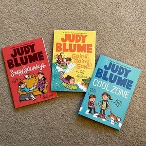 Three Judy Blume Chapter Books - Ages 8-12
